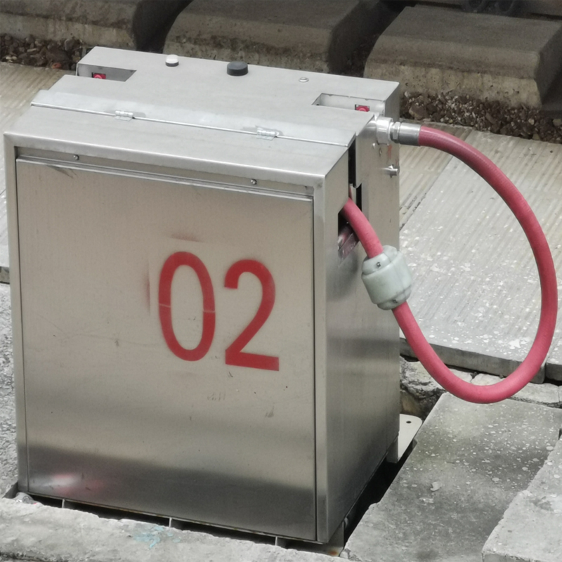 动车上水不锈钢卷盘