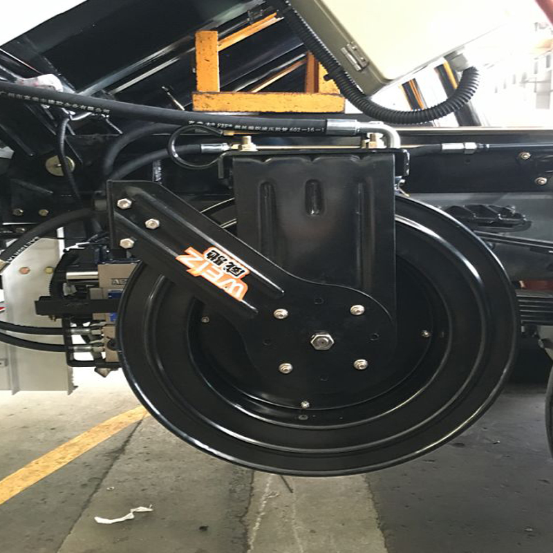 环卫车高压清洗路面卷盘