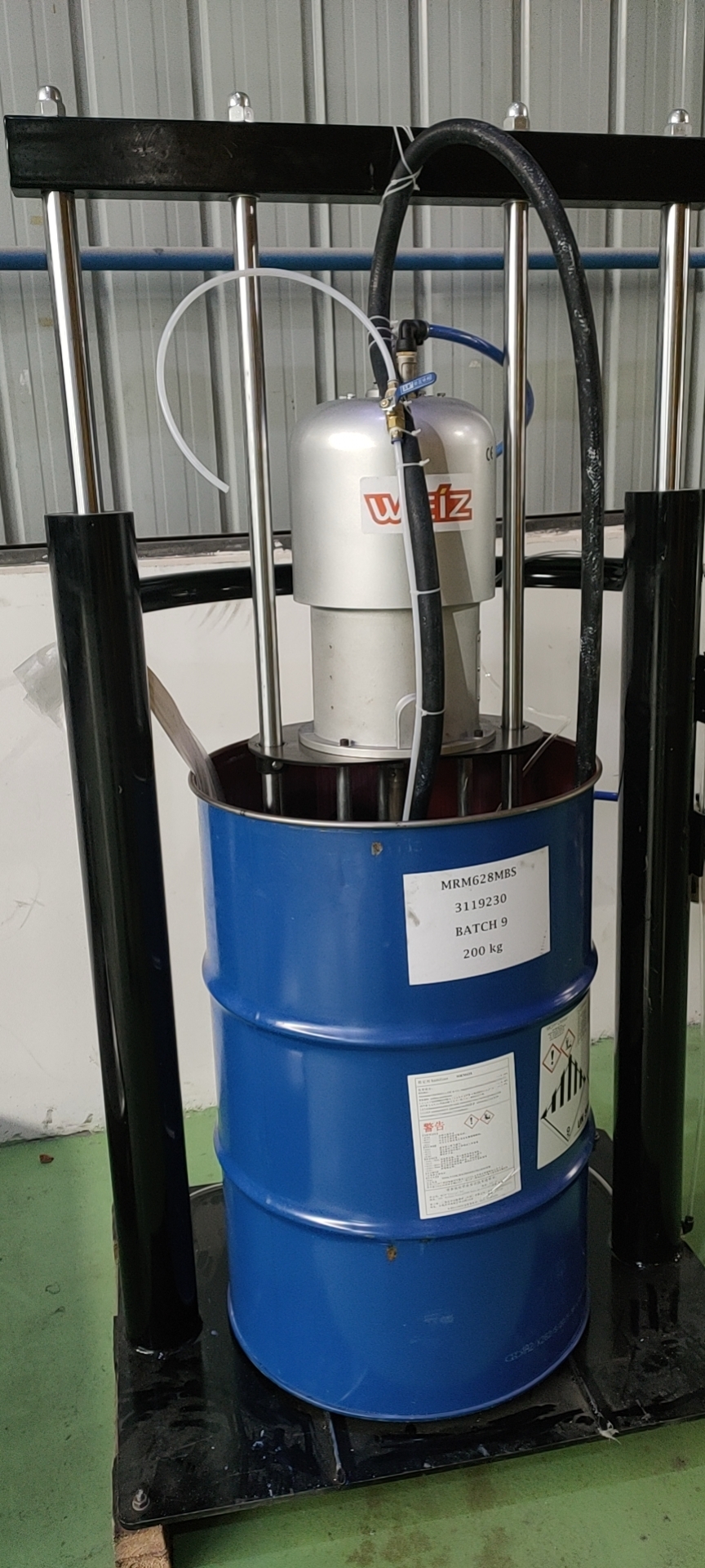 工业级大流量黄油双立柱